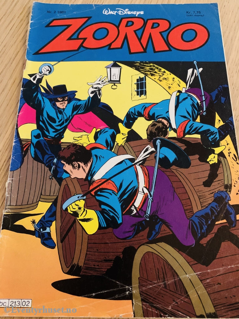 Disneys Zorro. 1981/02. Tegneserieblad
