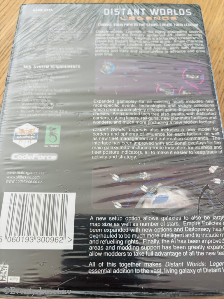 Distant Worlds: Legends, 2011. PC-spill. Ny I plast!