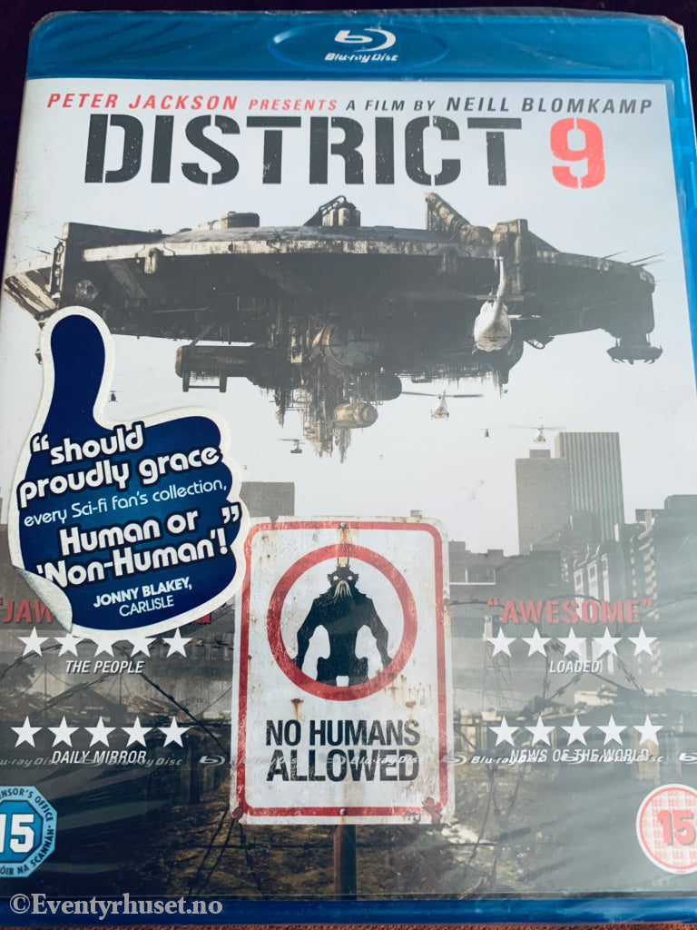 District 9. 2009. Blu-Ray. Ny I Plast! Blu-Ray Disc