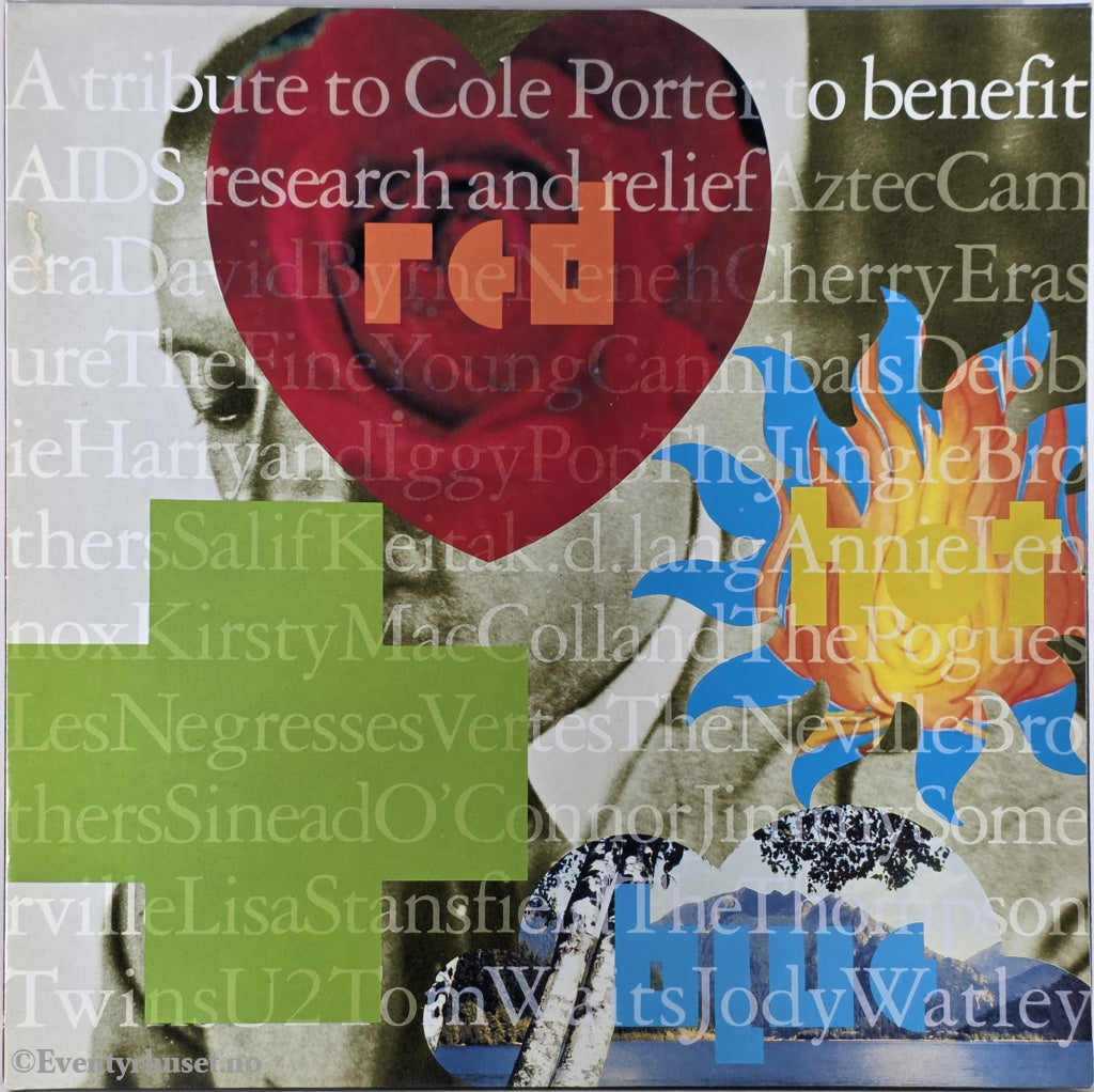 Diverse Artister. 1990. Red Hot + Blue. LP (Dobbeltalbum).