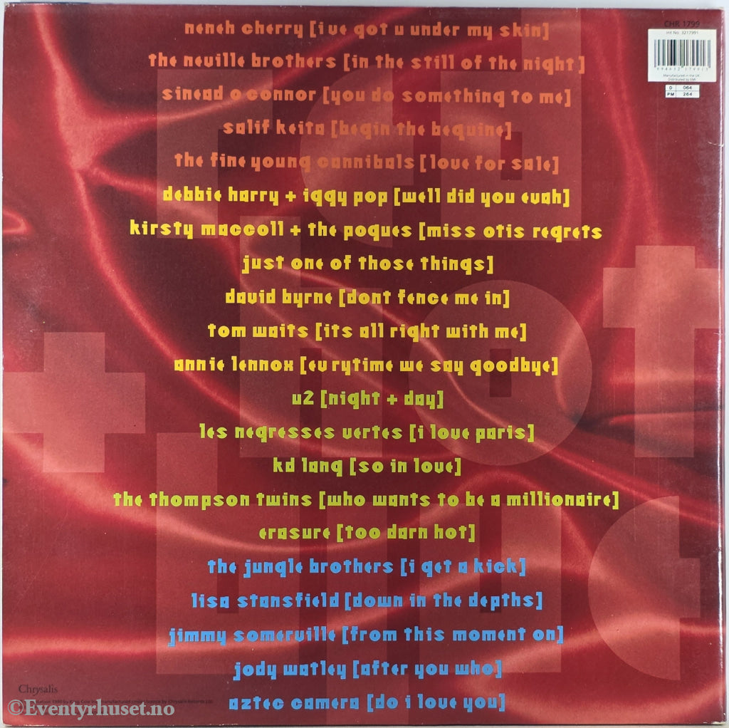Diverse Artister. 1990. Red Hot + Blue. LP (Dobbeltalbum).