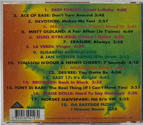 Diverse Artister – 1994 – More Music 2 – Musikk-CD.