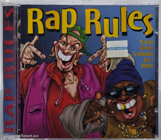Diverse Artister. 1994. Rap Rules. CD.