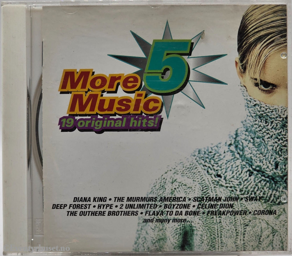 Diverse artister. 1995. More Music 5. Musikk-CD.