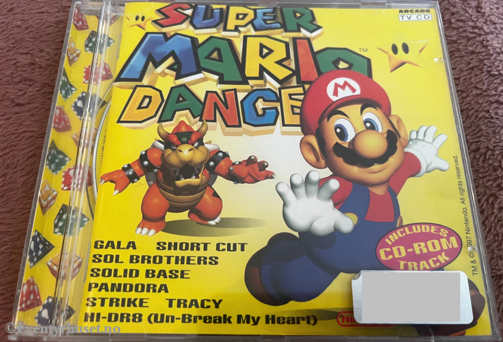 Diverse artister. 1997. Super Mario Dance. Musikk på CD.