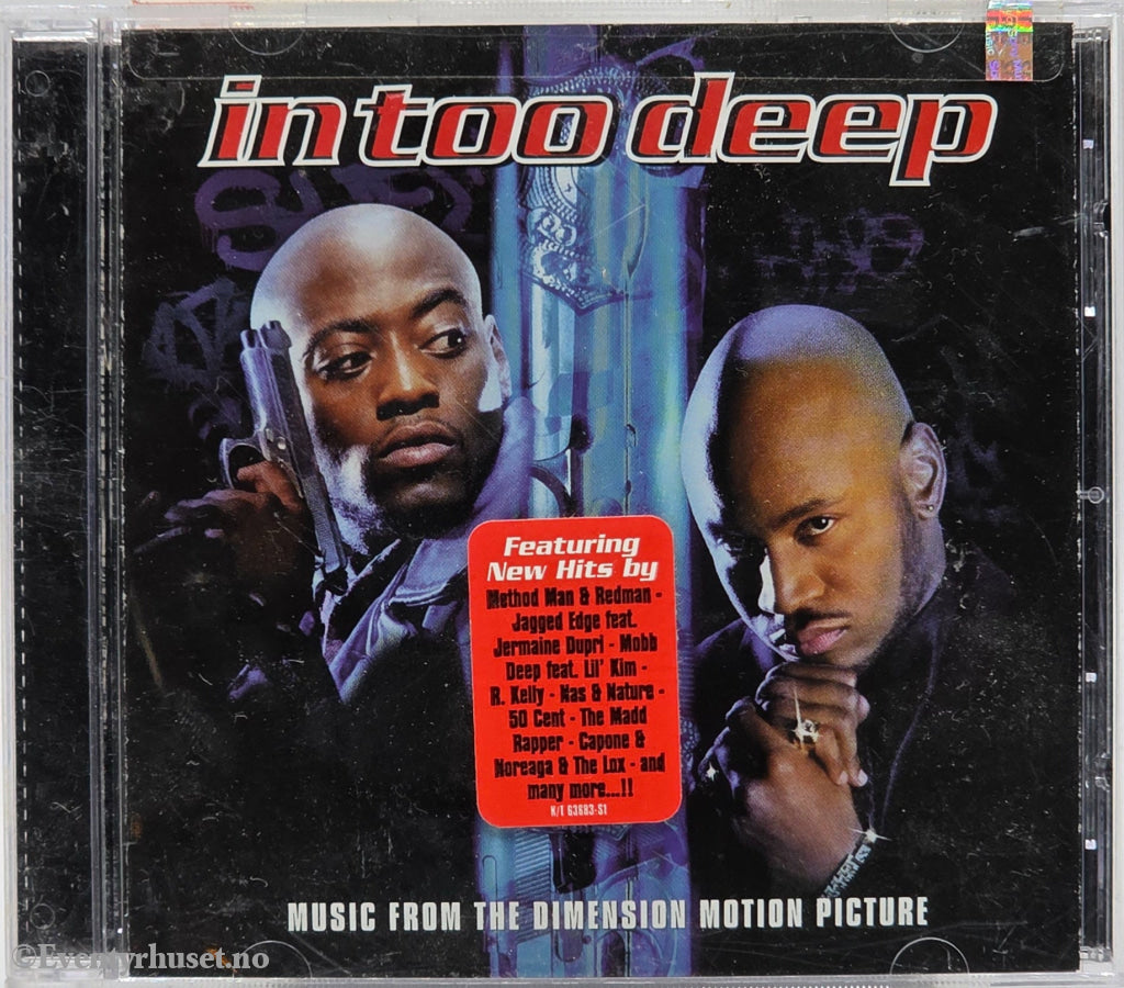 Diverse Artister, 1999, In Too Deep (Soundtrack), Musikk-CD.