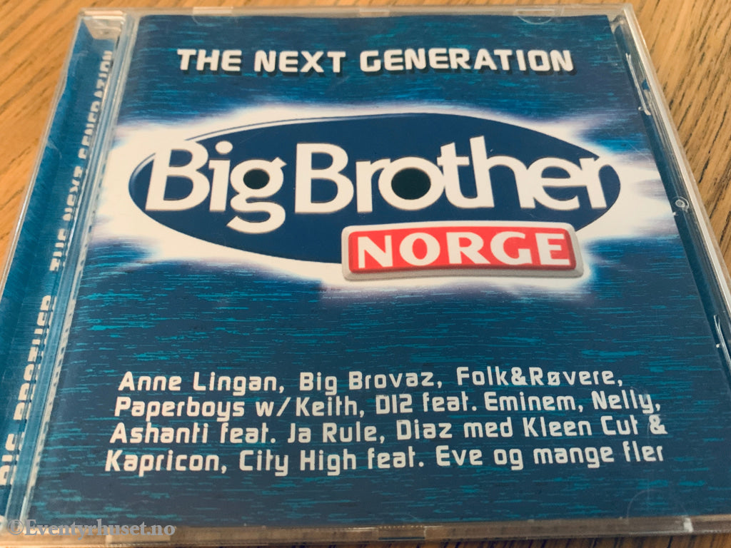 Diverse Artister. 2002. Big Brother Norge – The Next Generation. CD.