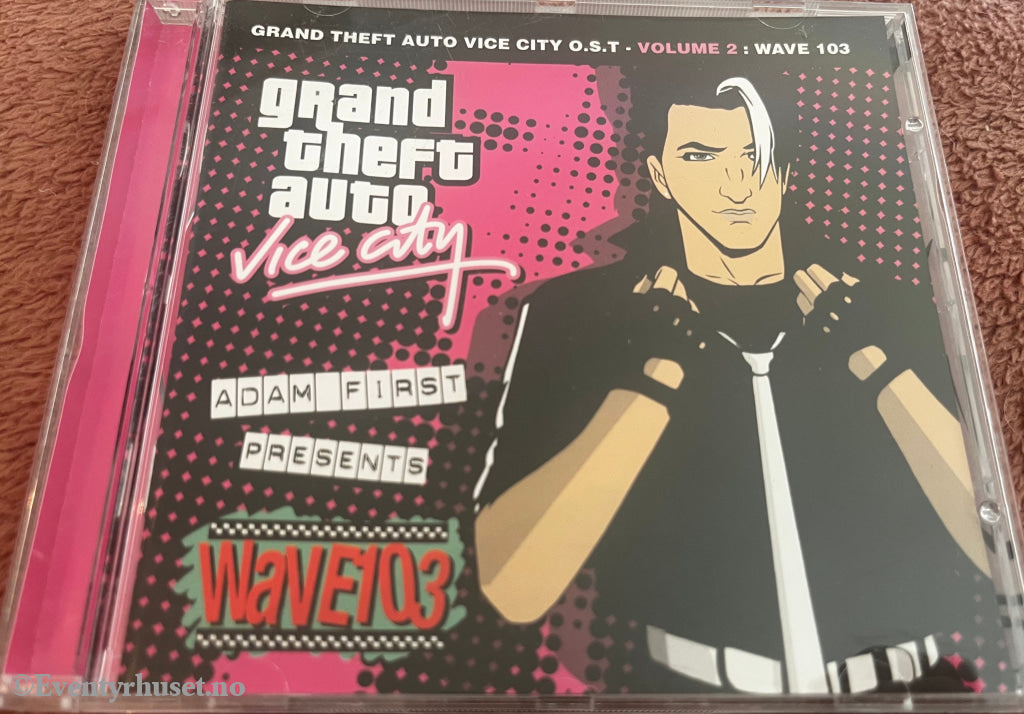 Diverse artister. 2002. Grand Theft Auto: Vice City O.S.T. Volume 2 – Wave 103. Musikk på CD.