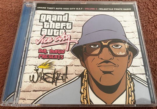Diverse artister. 2002. Grand Theft Auto: Vice City O.S.T. Volume 5 – Wildstyle Pirate Radio. Musikk på CD.