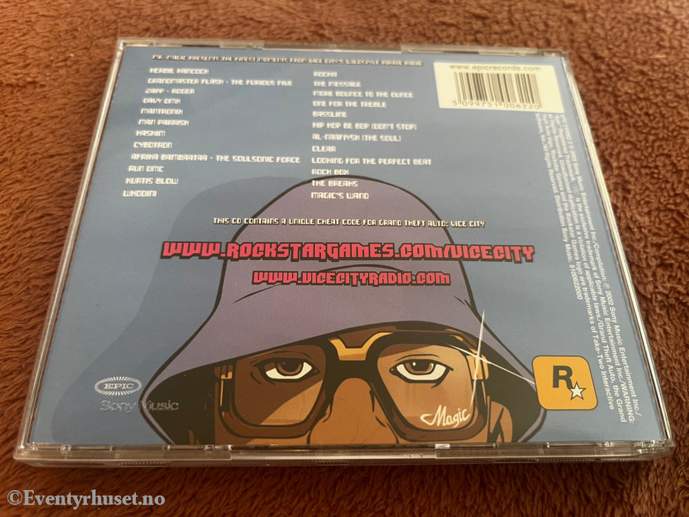 Diverse artister. 2002. Grand Theft Auto: Vice City O.S.T. Volume 5 – Wildstyle Pirate Radio. Musikk på CD.