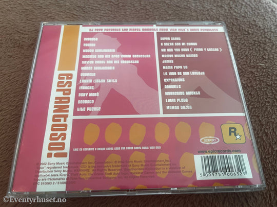 Diverse artister. 2002. Grand Theft Auto: Vice City O.S.T. Volume 7 – Radio Espantoso. Musikk på CD.