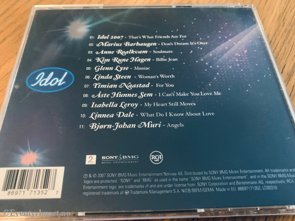 Diverse Artister. 2007. Idol 2007. CD.