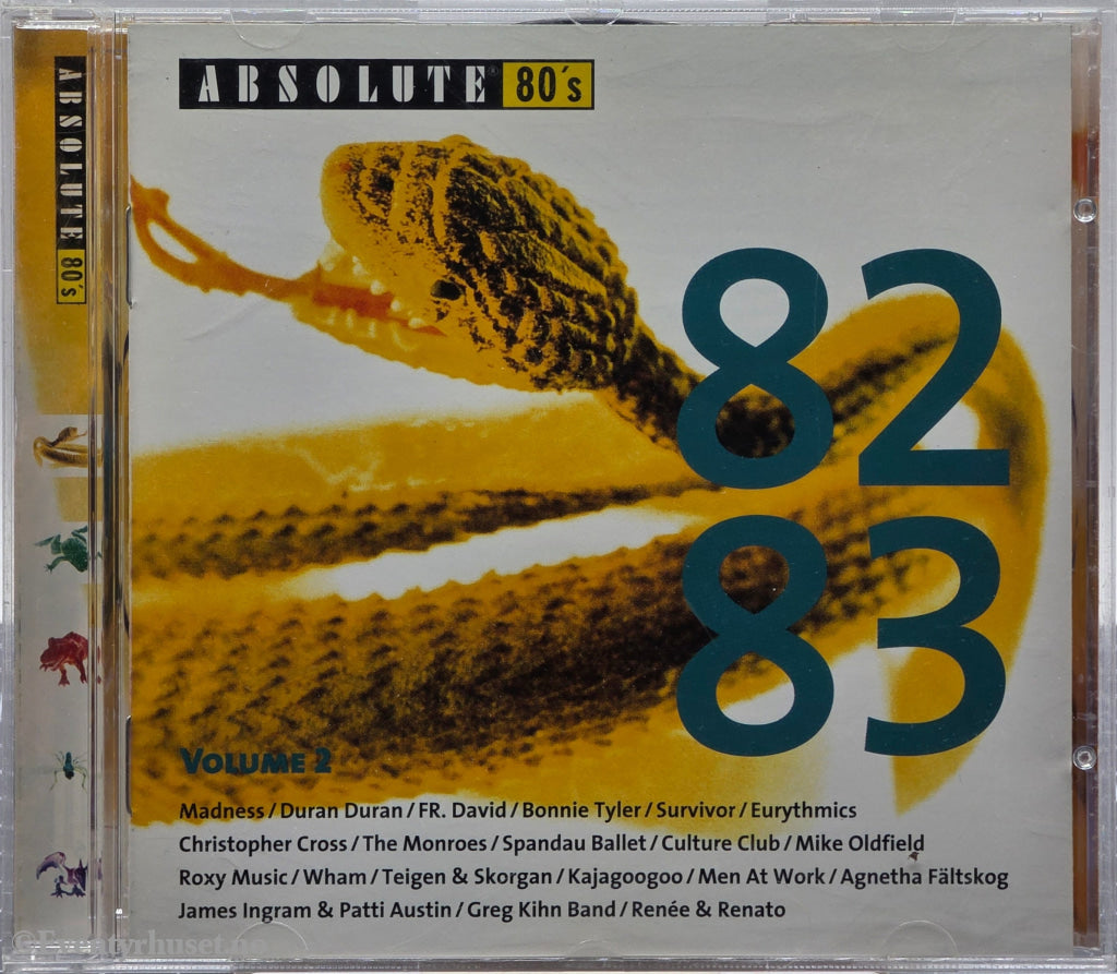 Diverse artister. Absolute 80's Vol. 2 (82-83). 1999. Musikk-CD.