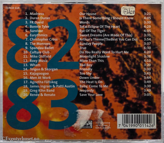 Diverse artister. Absolute 80's Vol. 2 (82-83). 1999. Musikk-CD.