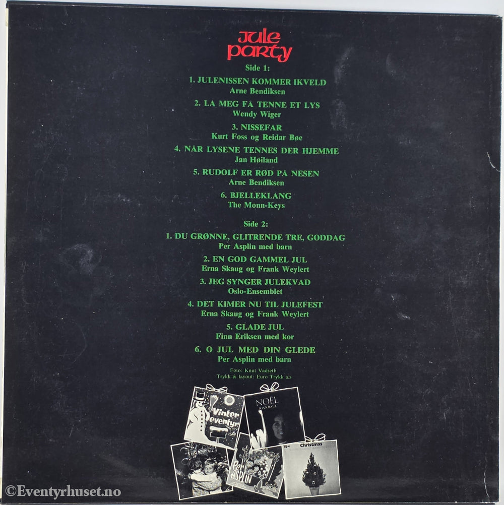 Diverse Artister. Årstall Ukjent. Juleparty. LP.