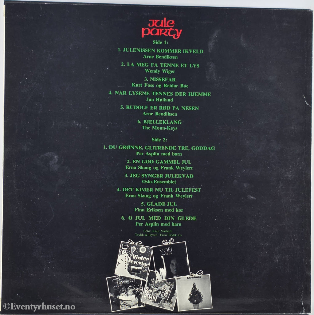 Diverse Artister. Årstall Ukjent. Juleparty. LP.