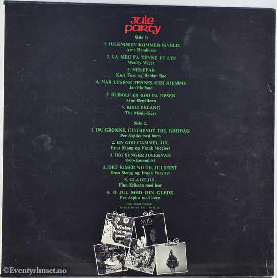 Diverse Artister. Årstall Ukjent. Juleparty. LP.