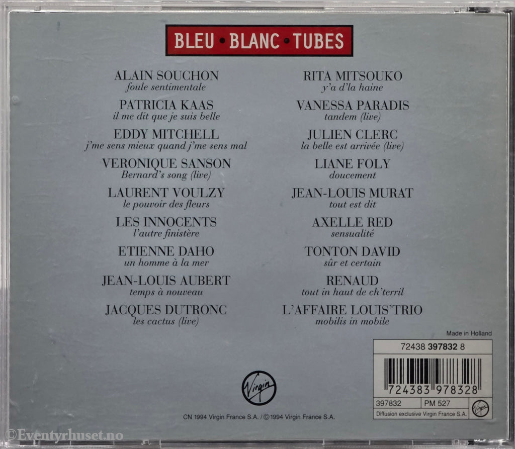 Diverse artister. Bleu Blanc Tubes. Musikk-CD.