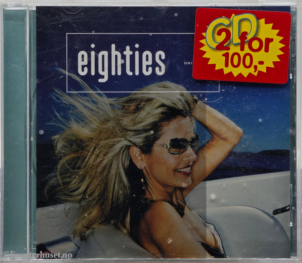 Diverse artister. Eighties (Universal samleplate). 2005. Musikk-CD.