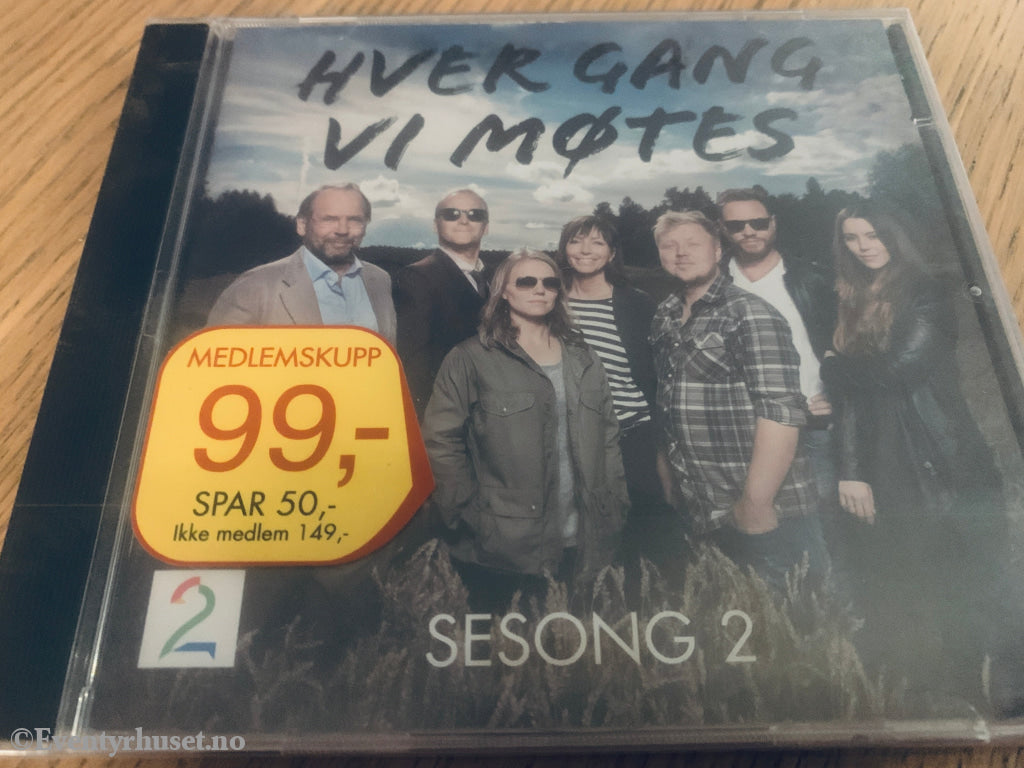 Diverse Artister – Hver gang vi møtes (Sesong 2), 2013. CD.