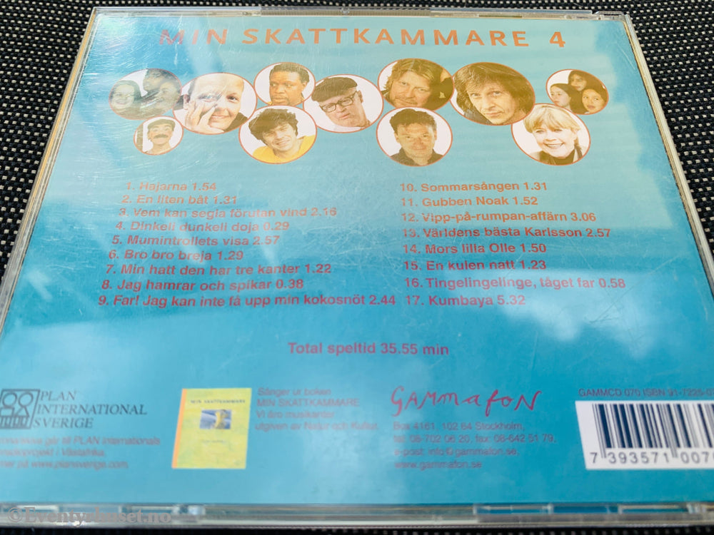 Diverse Artister – Min skattkammare 4. Barne-CD.