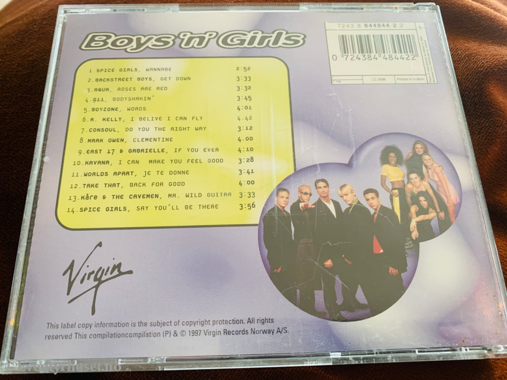 Diverse artister - Topp Boys 'n' Girls. CD.