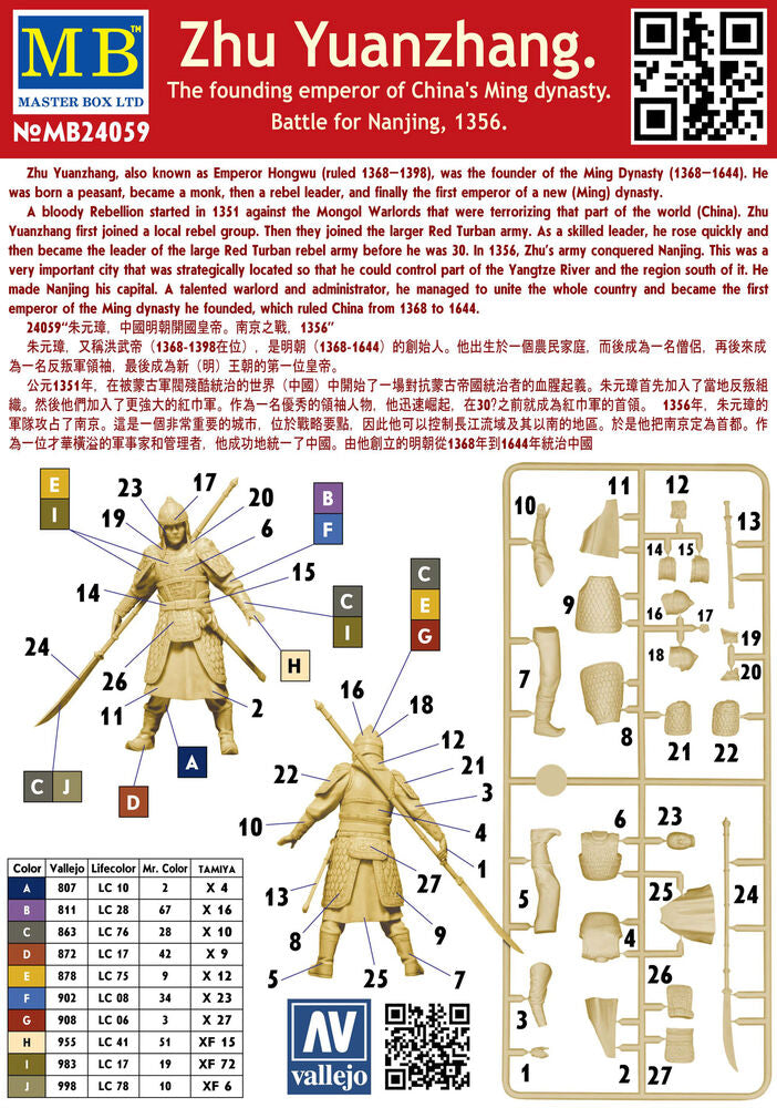 Zhu Yuanzhang. China's Ming dynasty