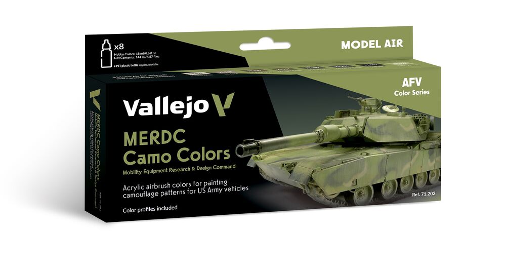 Model Air: MERDC Camo Colors  18 ml