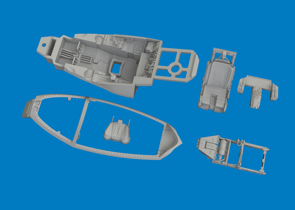 F-35C cockpit PRINT for Tamiya