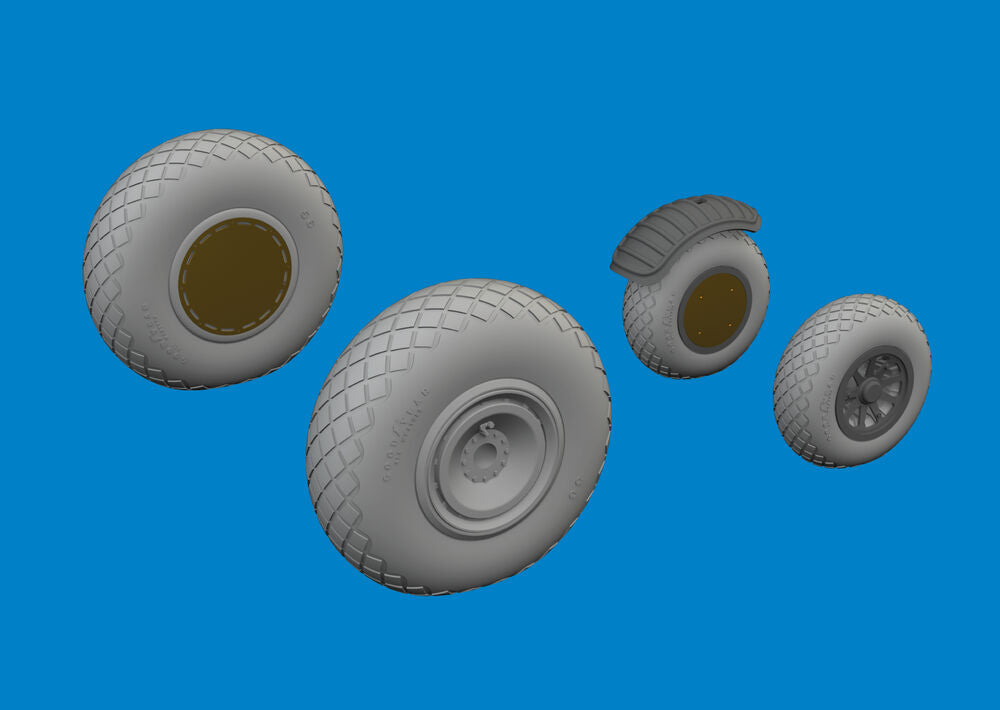 B-24D wheels  HOBBY BOSS