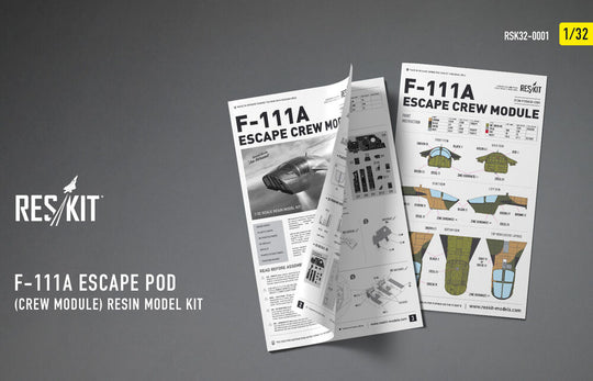 F-111A Escape Pod (Crew Module) resin model kit