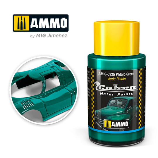 COBRA MOTOR Phtalo green