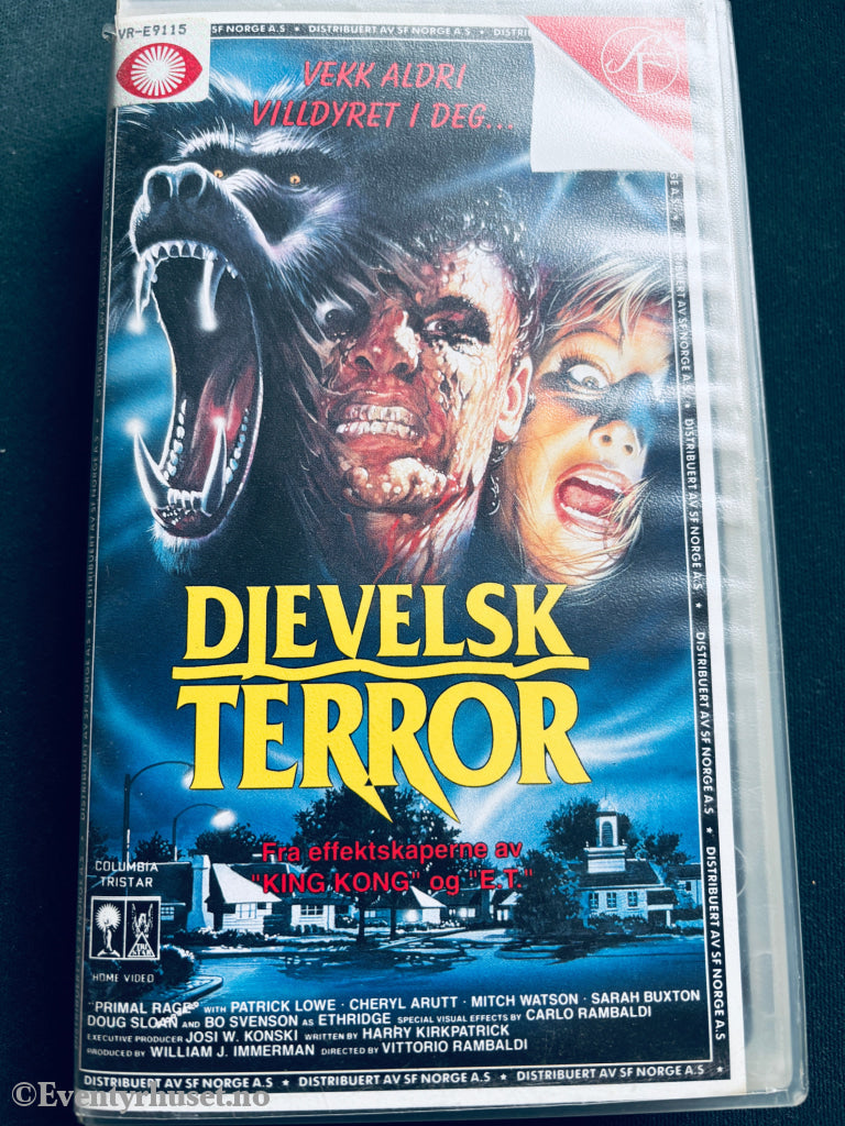 Djevelsk terror. 1988. VHS. VHS