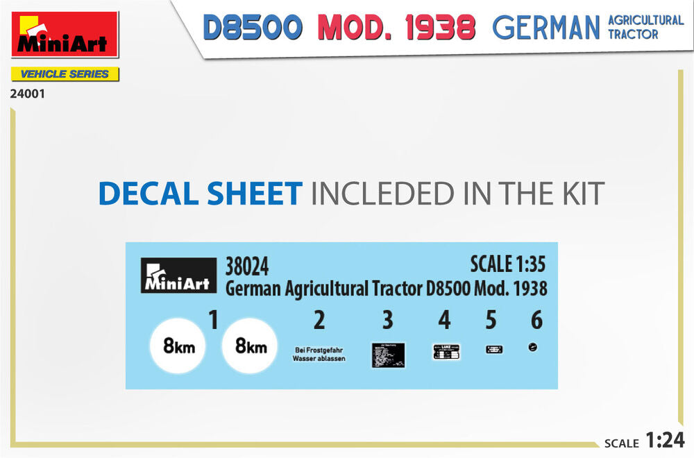 German Agricultural Tractor D8500 Mod. 1938