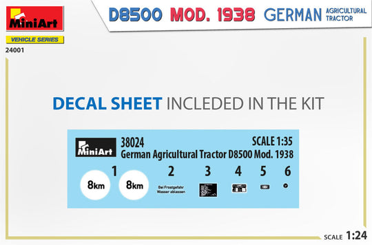 German Agricultural Tractor D8500 Mod. 1938