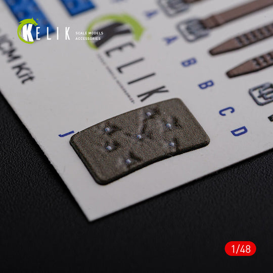 KI-21 interior 3D decals for ICM kit