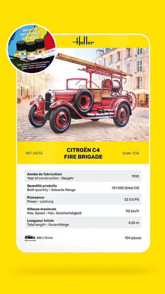 STARTER KIT Citroen C4 Fire Brigade