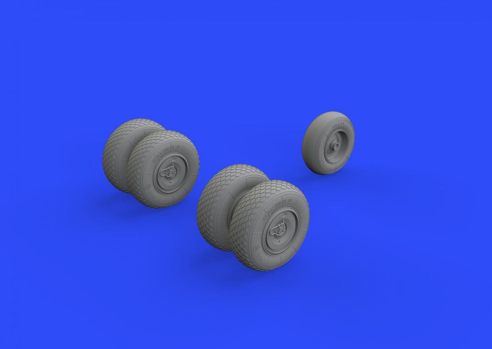 He 219 wheels for Tamiya