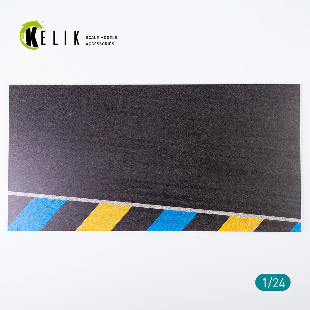 Asphalt road 24 Hours of Le Mans type 2 Base - Acrylic 3 mm (180 x 357 mm)