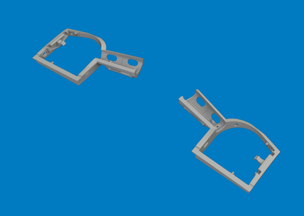 Bf 109K-4 wheel bays PRINT 1/72 for Eduard
