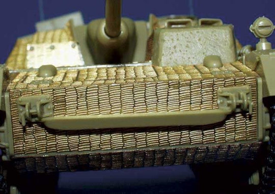 SD.KFZ. 163 Sturmgeschütz IV Zimmerit Fotoätzsatz
