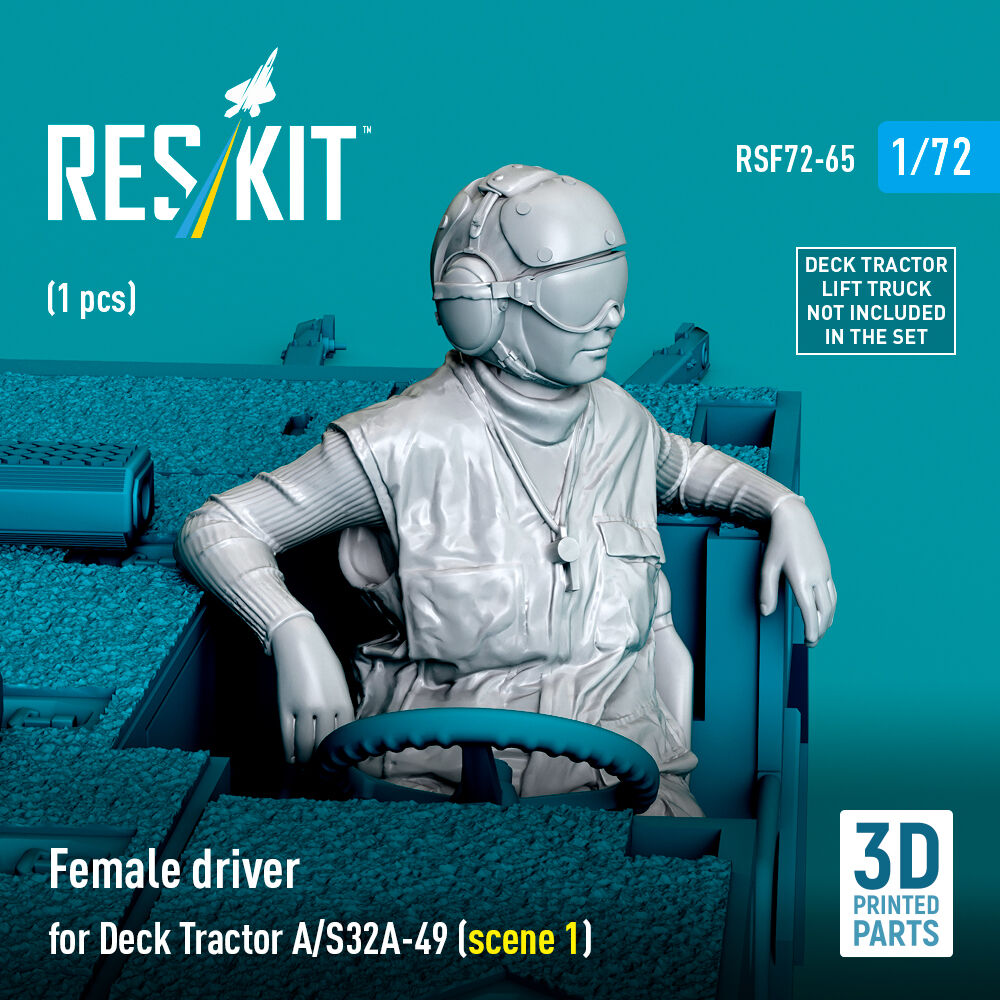 Female driver for Deck Tractor A/S32A-49 (scene 1) (1 pcs) (3D Printed)