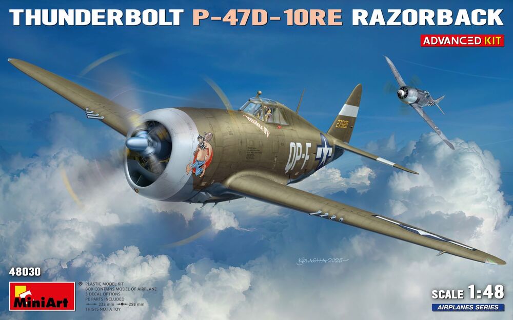 Thunderbolt P-47D-10RE Razorback. Advanced Kit
