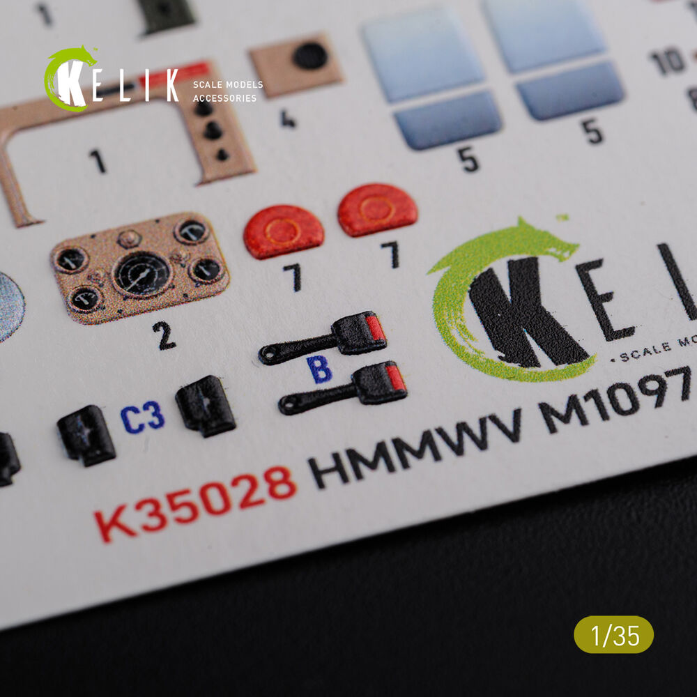 HMMWV M1097  3D Decal for ICM kit