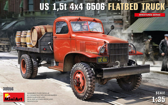Us 1,5T 4x4 G506 Flatbed Truck