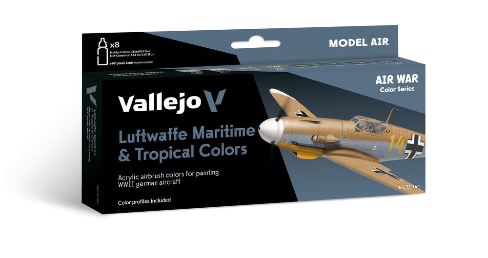 Model Air: Luftwaffe Maritime And Tropical Colors 1941 to EndWar 18 ml