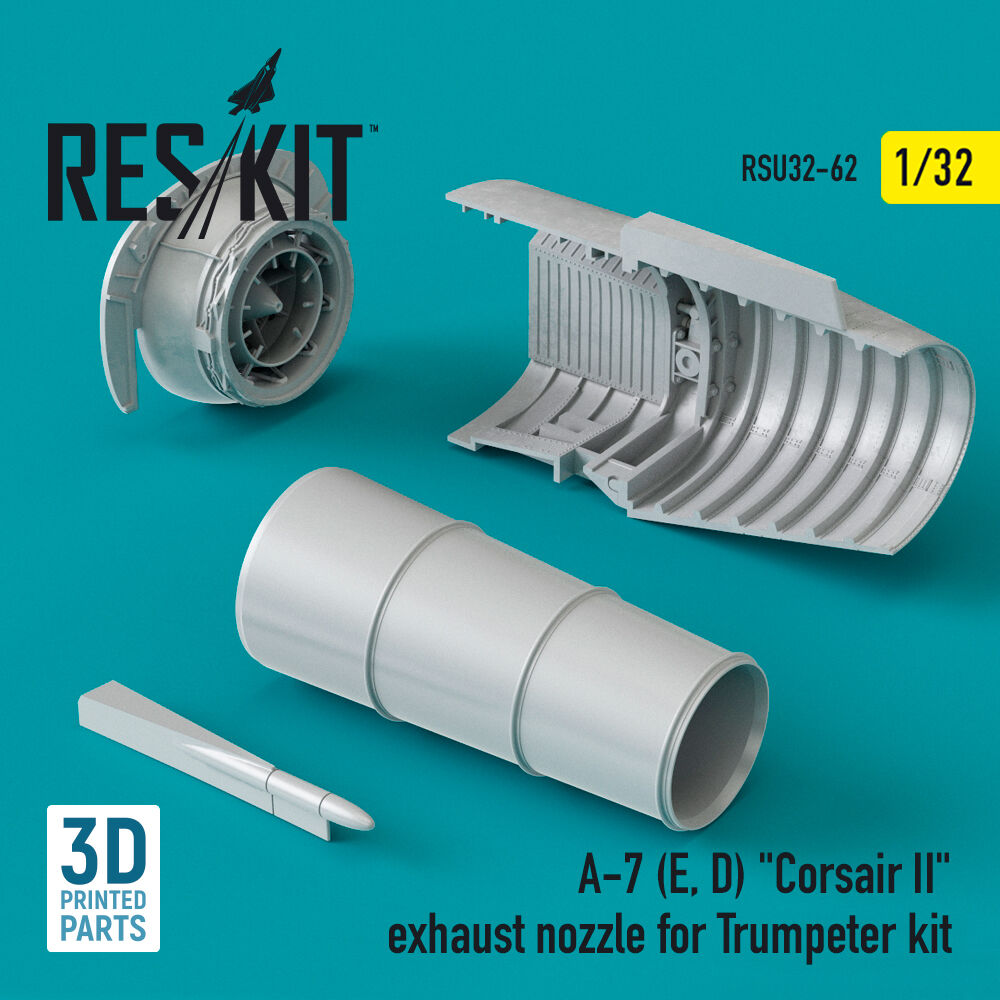 A-7 (E, D) Corsair II exhaust nozzle for Trumpeter kit