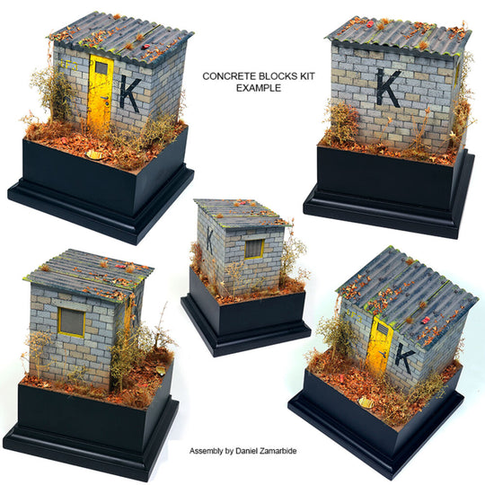 CONCRETE BLOCKS KIT 1/35 Scale