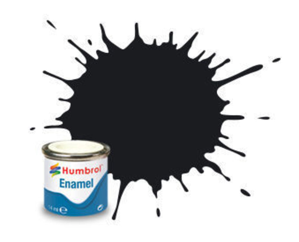 Humbrol 021 Schwarz, Glänzend 14 ml