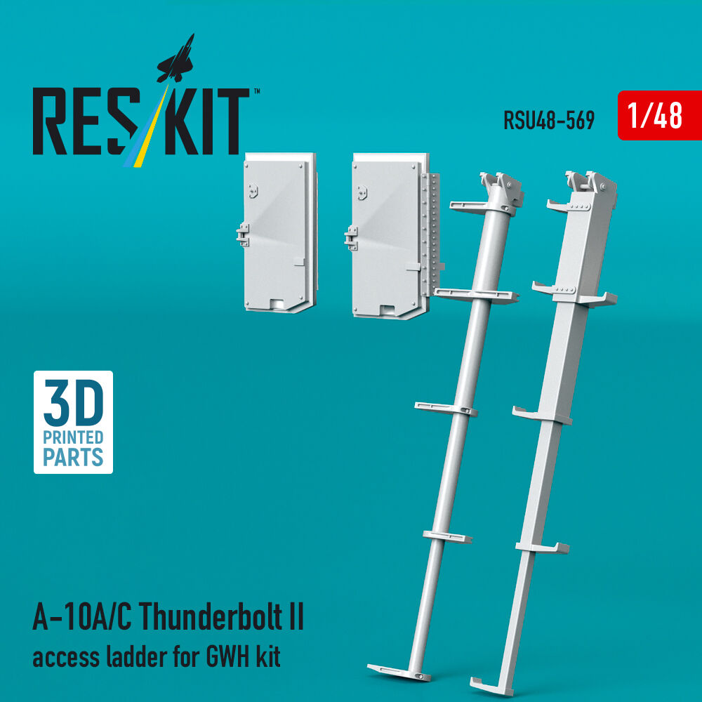 A-10A/C Thunderbolt II access ladder for GWH kit (3D Printed)